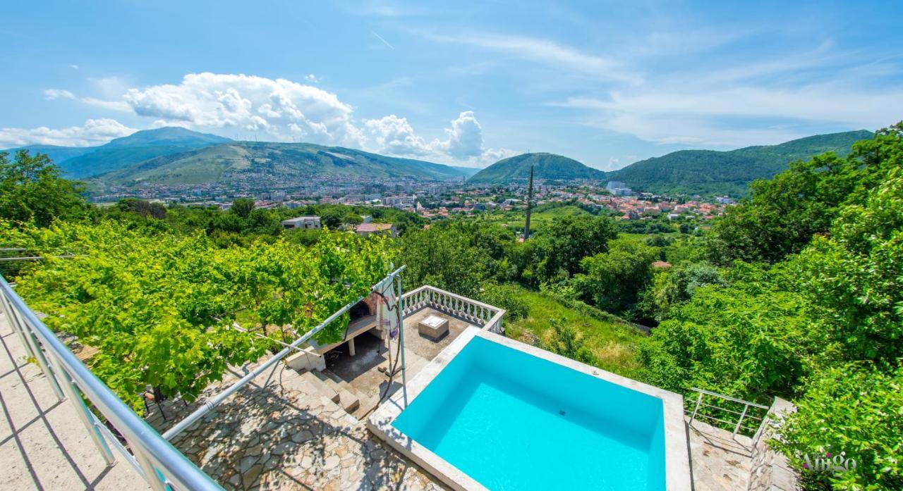 Perfect View Of Mostar - With Swimming Pool ภายนอก รูปภาพ