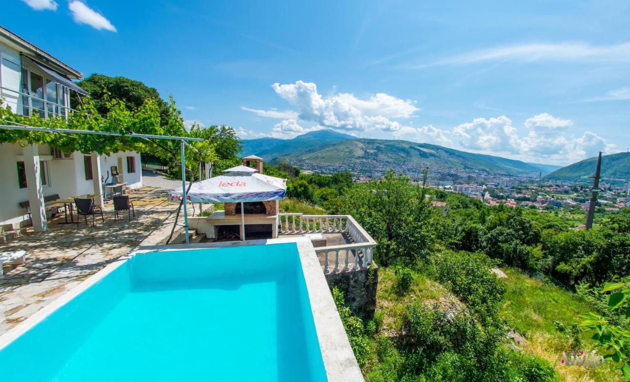Perfect View Of Mostar - With Swimming Pool ภายนอก รูปภาพ